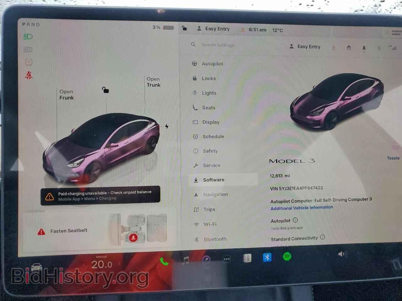 2023 TESLA MODEL 3 - VIN: 5YJ3E1EA4PF647423 - Фото 9