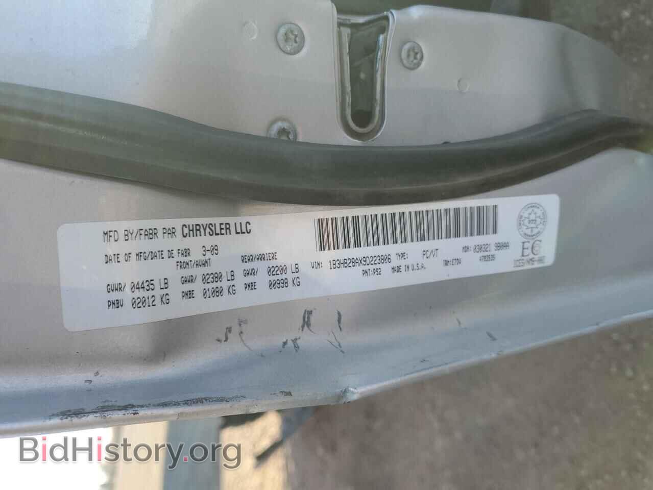 2009 DODGE CALIBER - VIN: 1B3HB28AX9D223806 - Фото 12