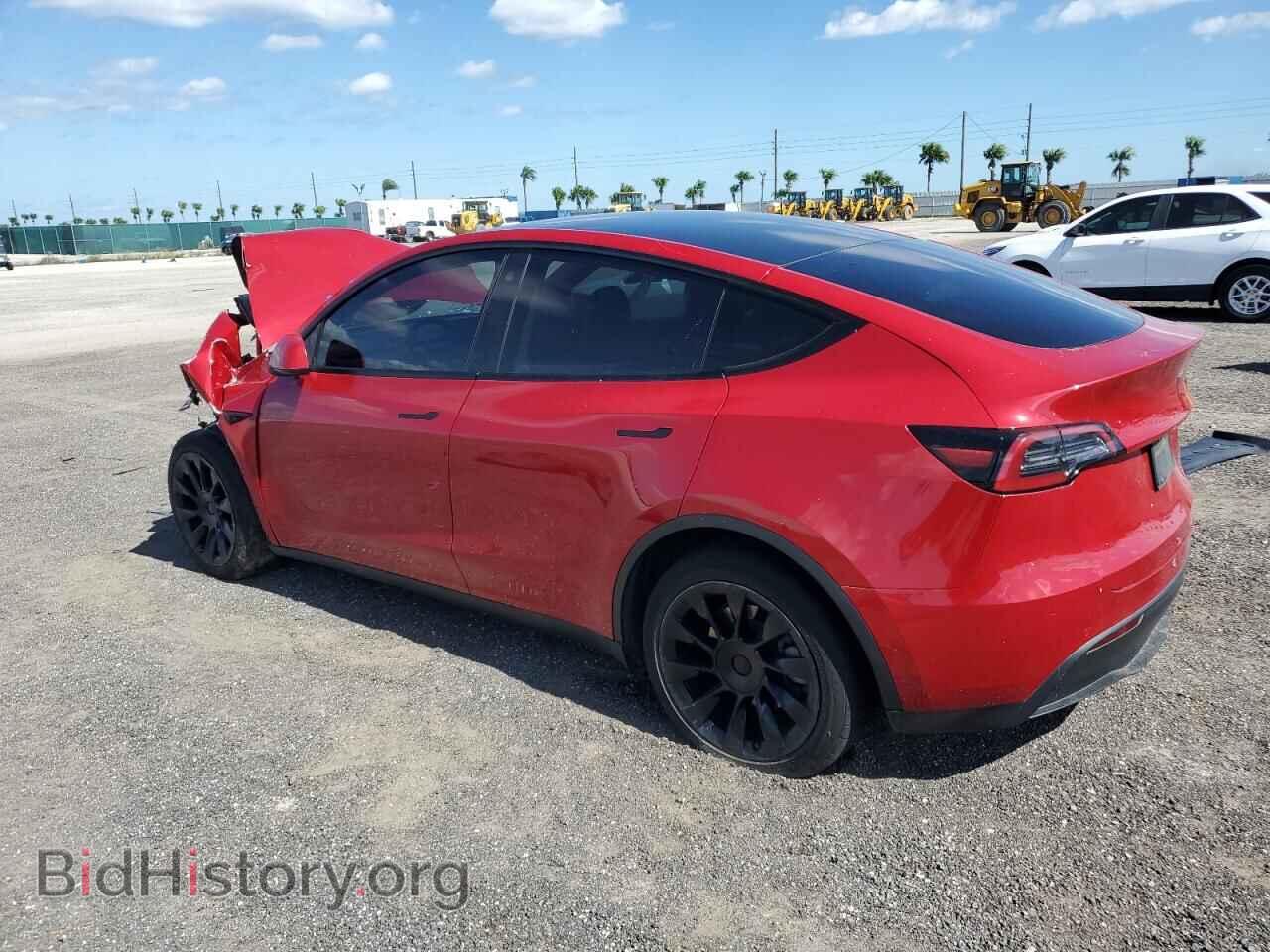 2022 TESLA MODEL Y - VIN: 7SAYGDEE5NF387540 - Фото 2