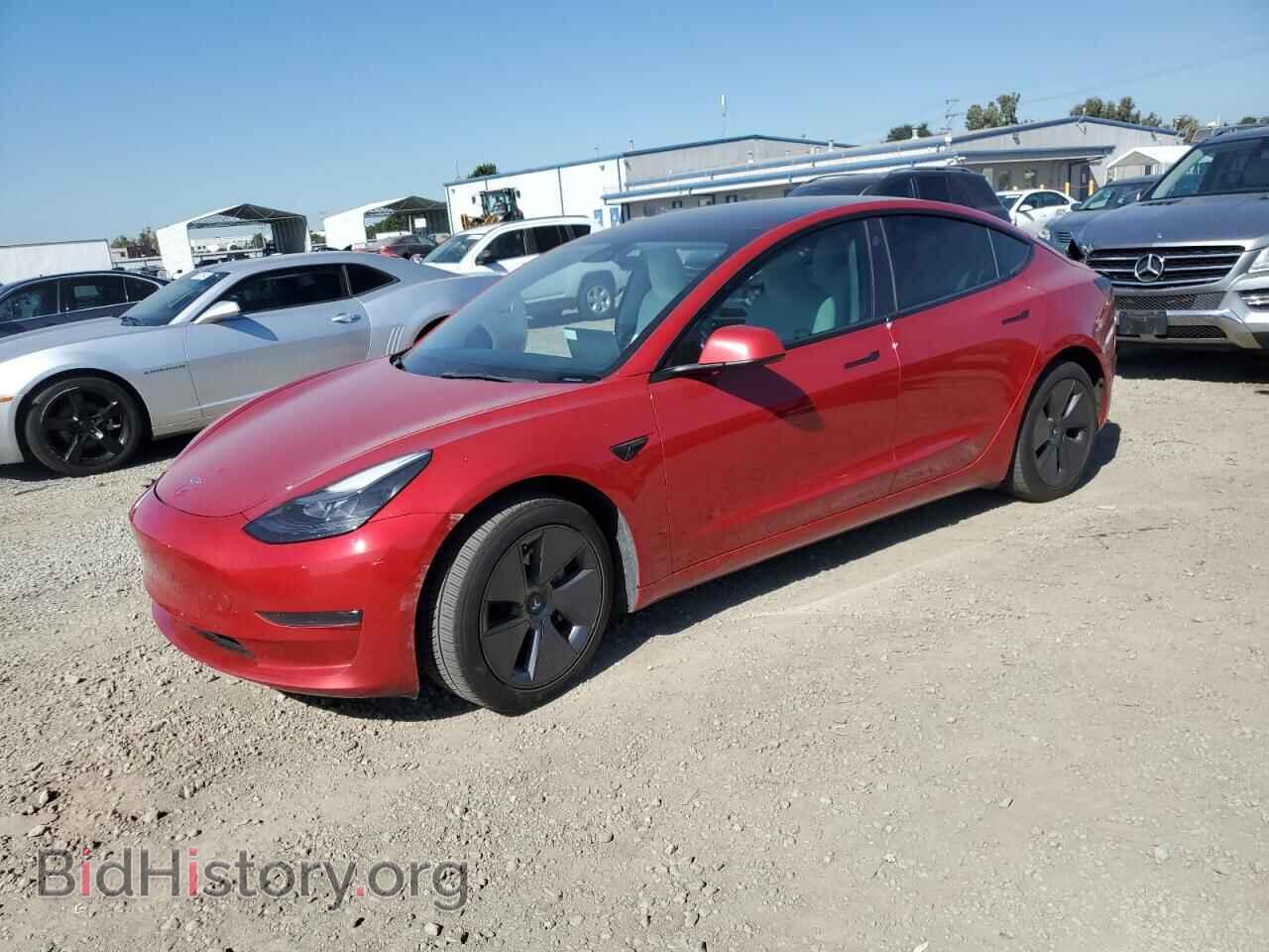 Photo 5YJ3E1EA2NF373927 - TESLA MODEL 3 2022