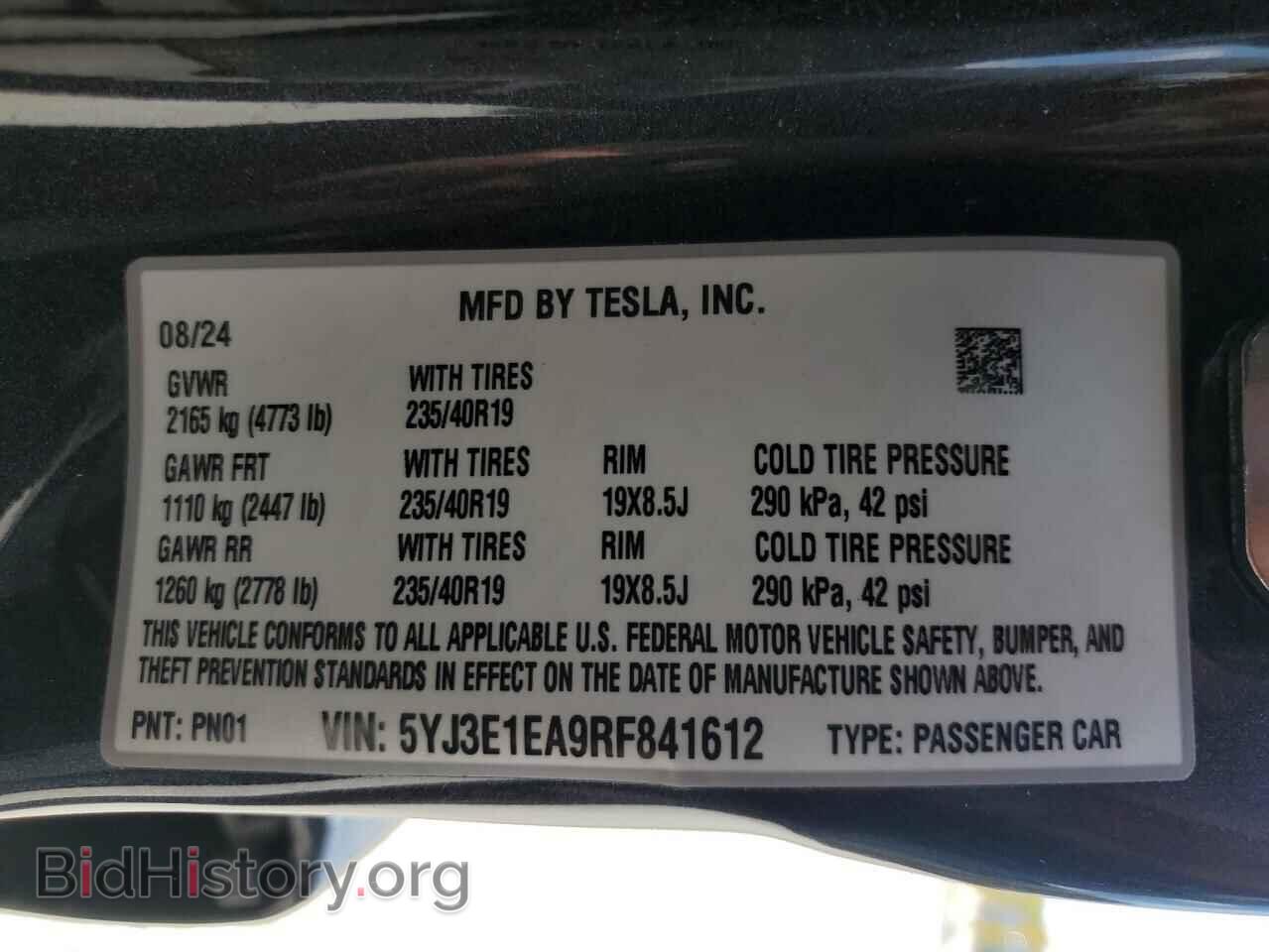 2024 TESLA MODEL 3 - VIN: 5YJ3E1EA9RF841612 - Photo 23
