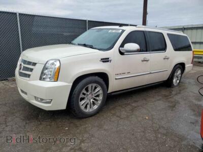 2012 Cadillac ESCALADE ESV Platinum, white — VIN 1GYS4KEFXCR236140, Copart