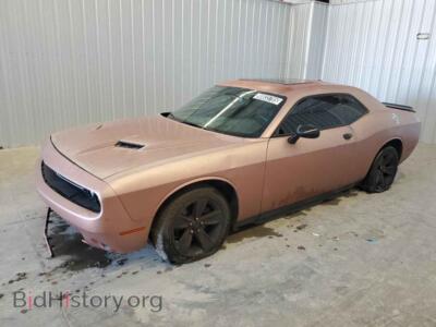 2019 Dodge CHALLENGER SXT, коричневый — VIN 2C3CDZAG6KH627967, Copart