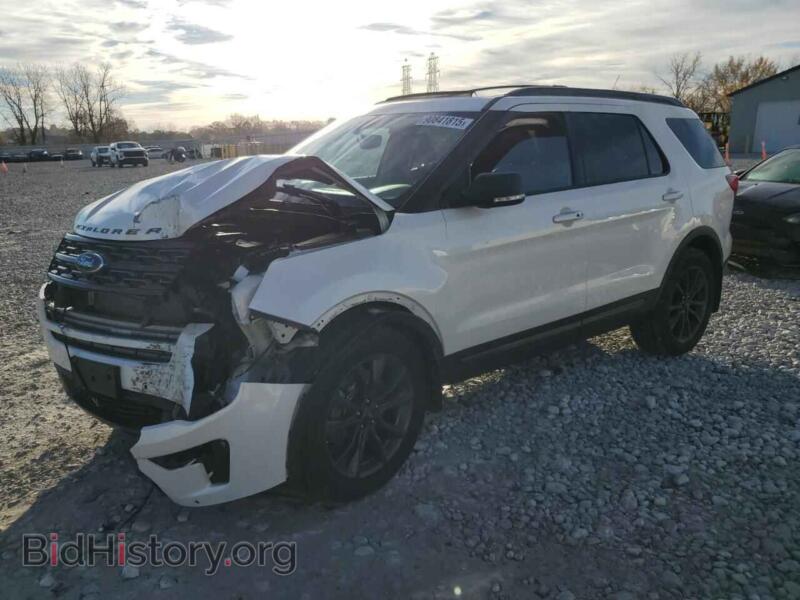 2018 Ford EXPLORER XLT (VIN 1FM5K8D87JGB07100) — фото 1 из 16, Copart, повреждение: передняя часть