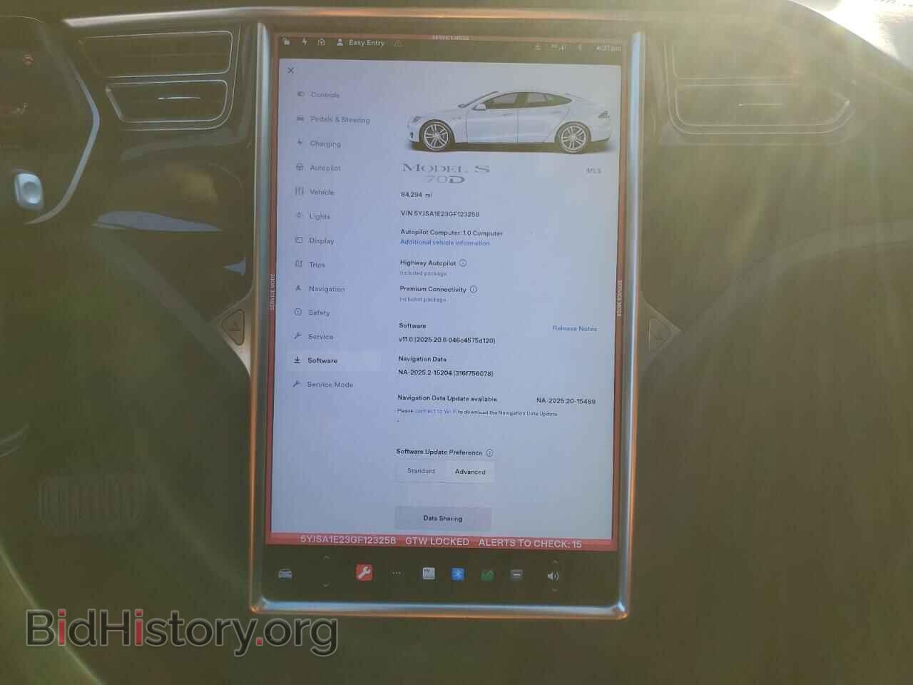 2016 TESLA MODEL S - VIN: 5YJSA1E23GF123258 - Photo 9