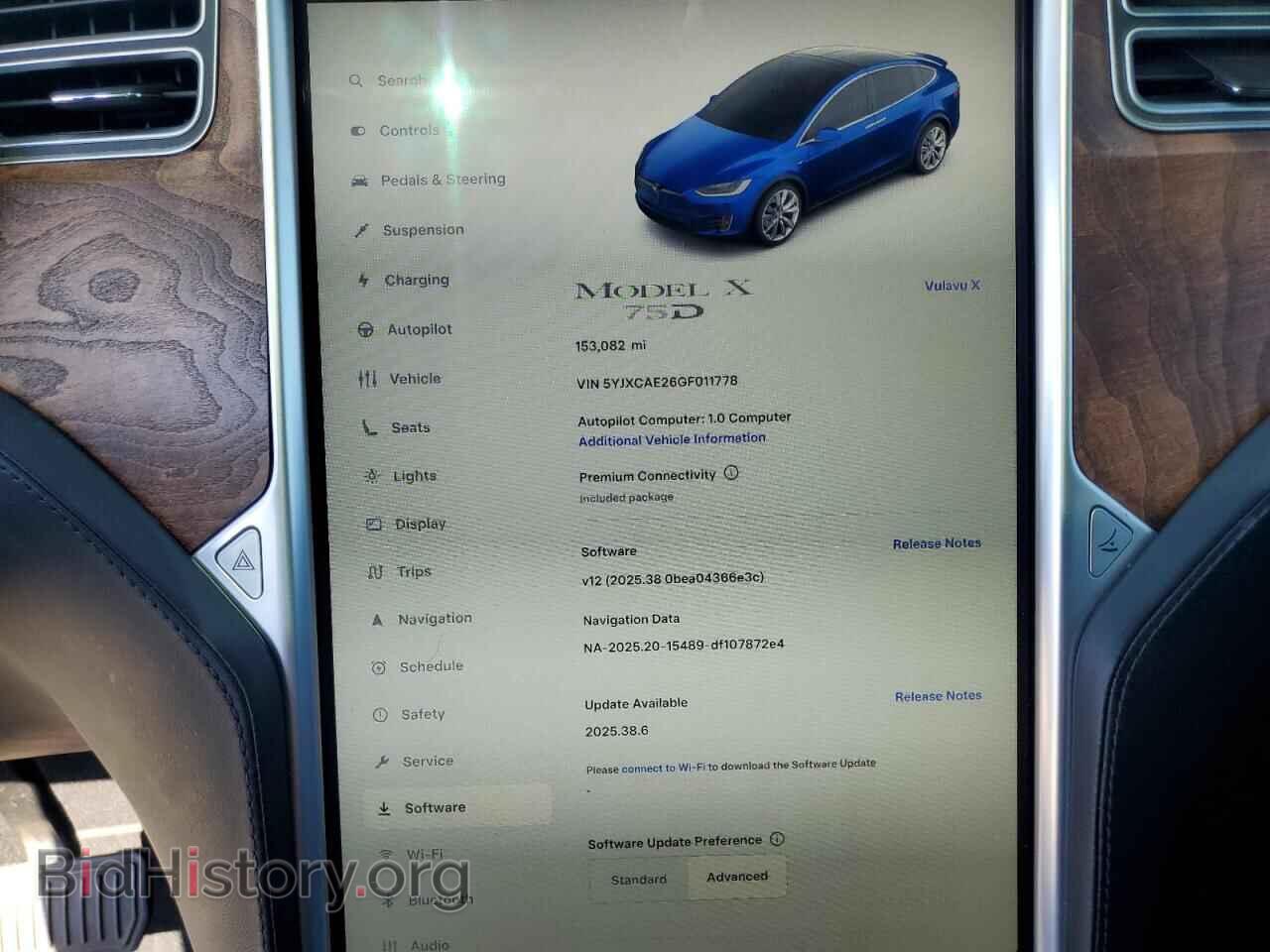 2016 TESLA MODEL X - VIN: 5YJXCAE26GF011778 - Photo 9
