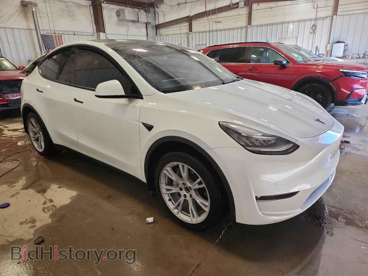 2022 TESLA MODEL Y - VIN: 7SAYGDEE1NF392086 - Фото 4