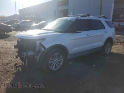 2014 Ford EXPLORER XLT, белый — VIN 1FM5K8D80EGA57713, Copart