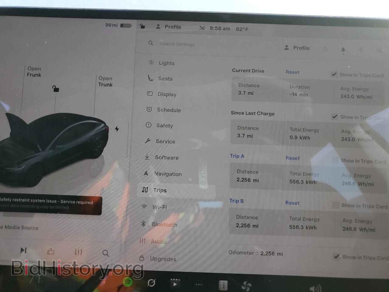 2025 TESLA MODEL 3 - VIN: 5YJ3E1EB2SF012251 - Photo 9