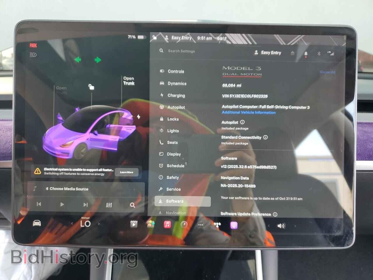 2020 TESLA MODEL 3 - VIN: 5YJ3E1EC0LF602328 - Photo 9