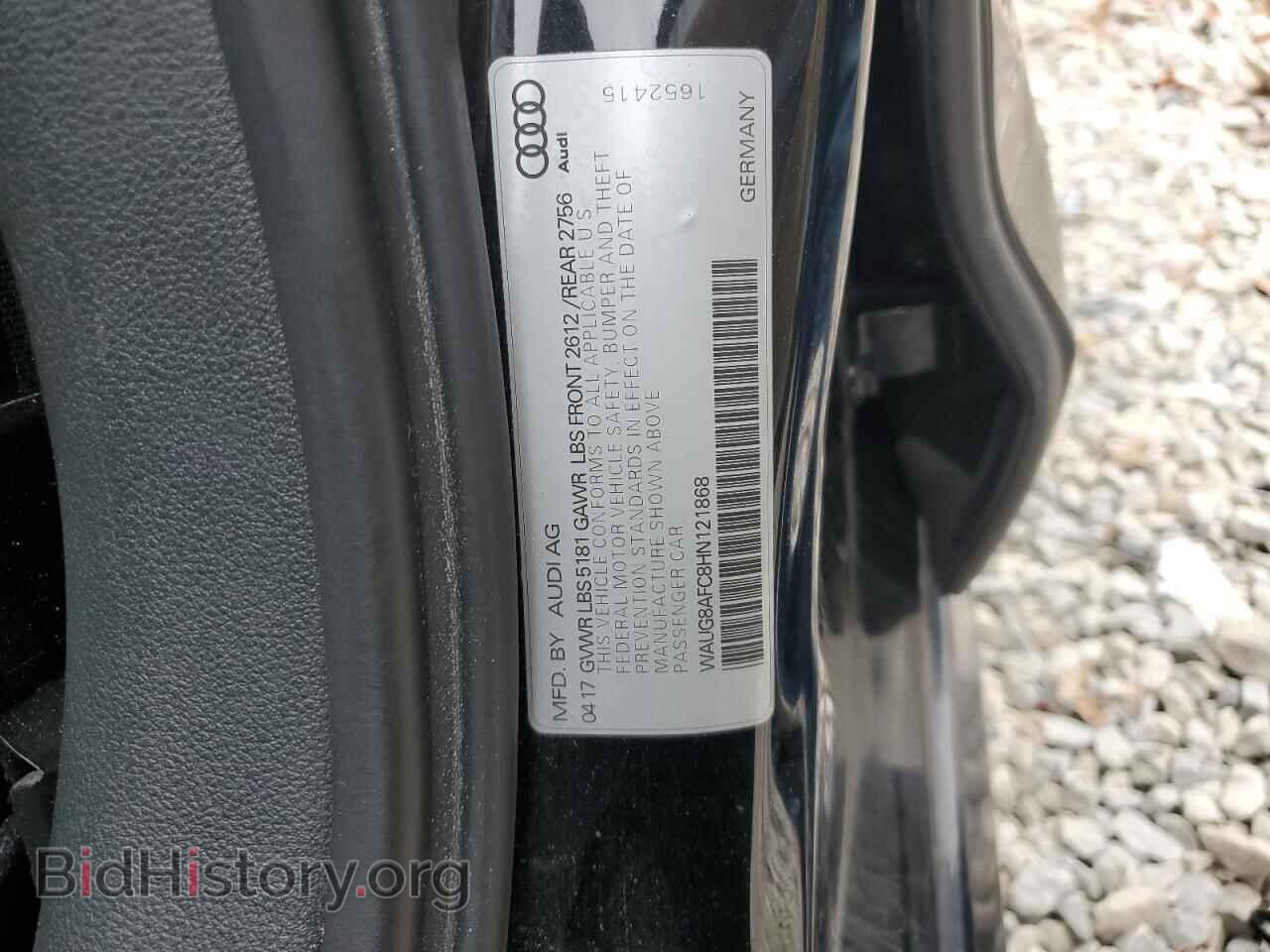 2017 AUDI A6 - VIN: WAUG8AFC8HN121868 - Photo 12