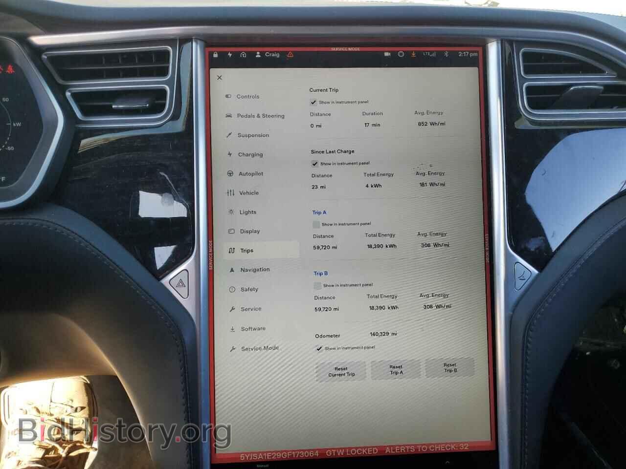 2016 TESLA MODEL S - VIN: 5YJSA1E29GF173064 - Фото 9