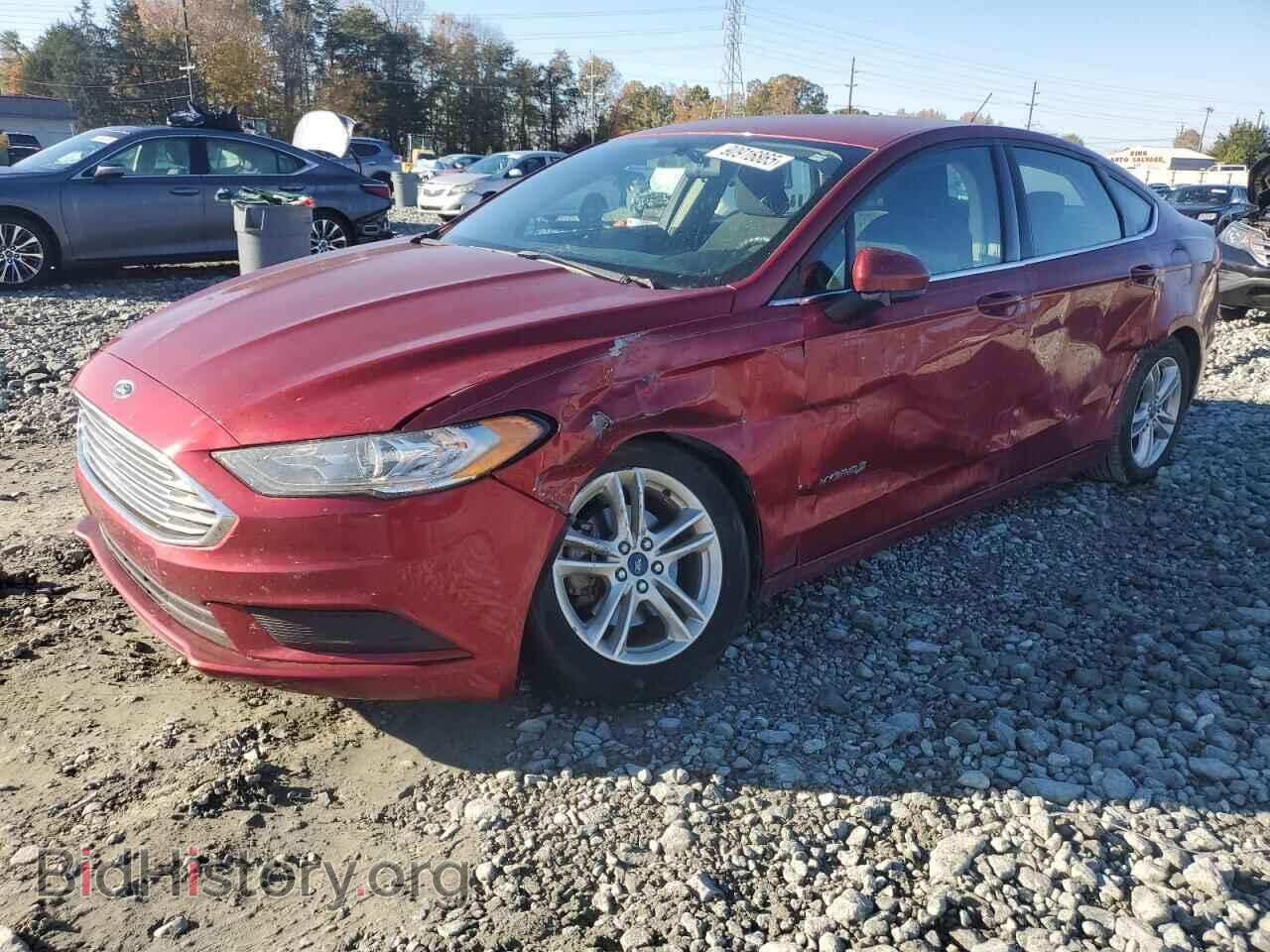 Photo 3FA6P0LU2JR209204 - FORD FUSION 2018