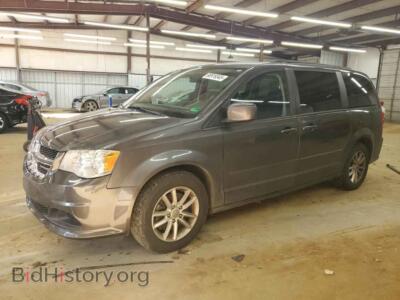 2016 Dodge CARAVAN SXT, gray — VIN 2C4RDGCG9GR352667, Copart