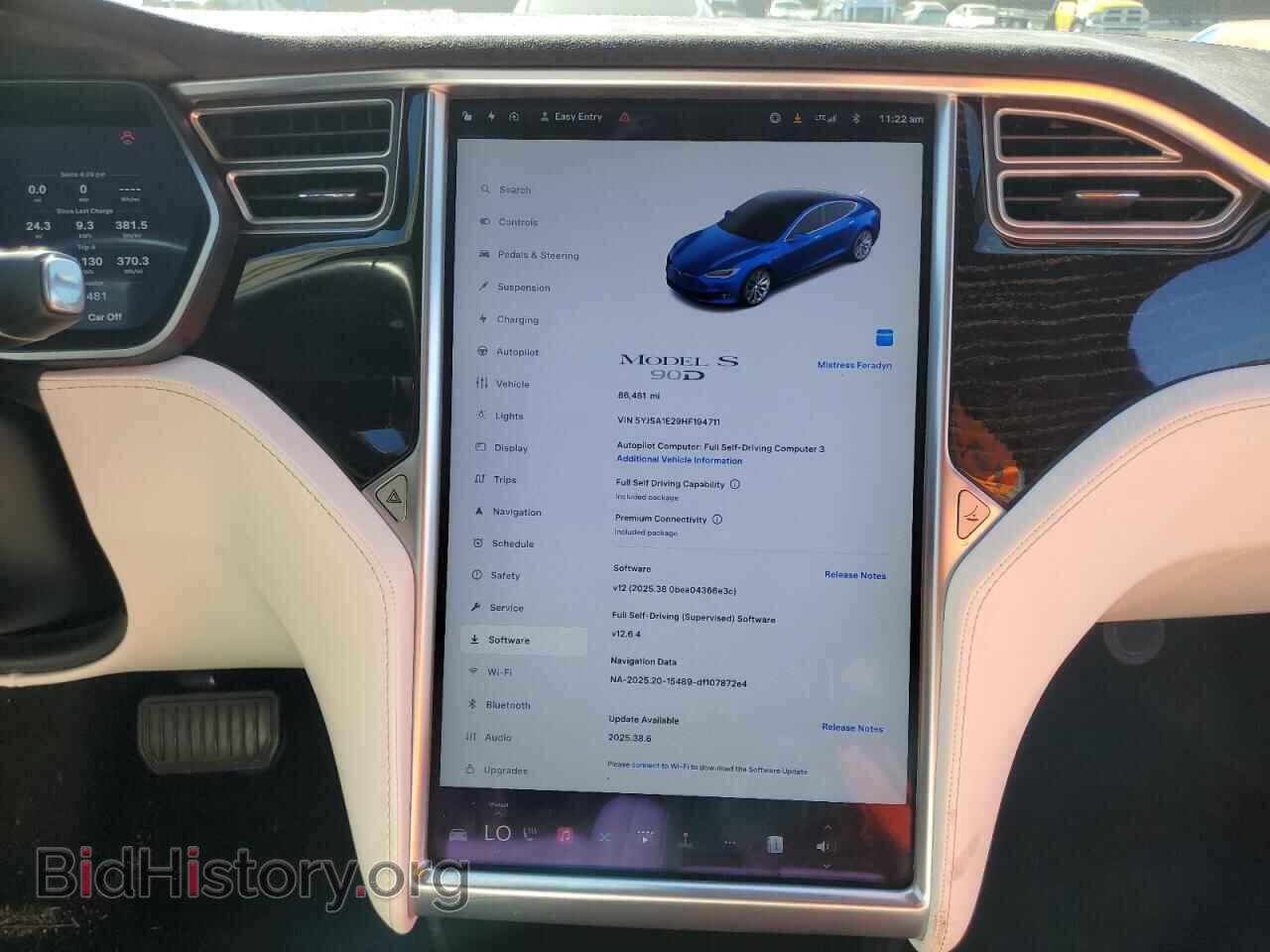2017 TESLA MODEL S - VIN: 5YJSA1E29HF194711 - Фото 9
