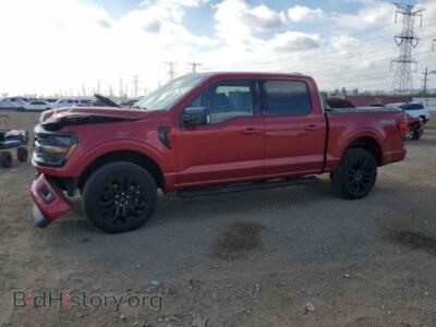 2024 Ford ALL MODELS XLT, красный — VIN 1FTFW3L85RFA03479, Copart