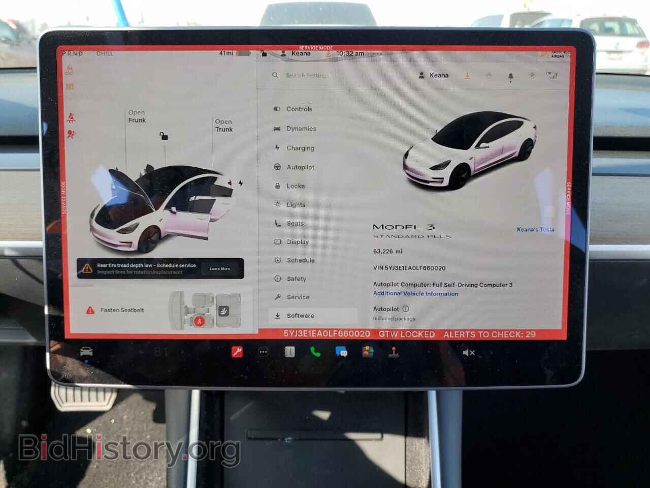 2020 TESLA MODEL 3 - VIN: 5YJ3E1EA0LF660020 - Фото 9
