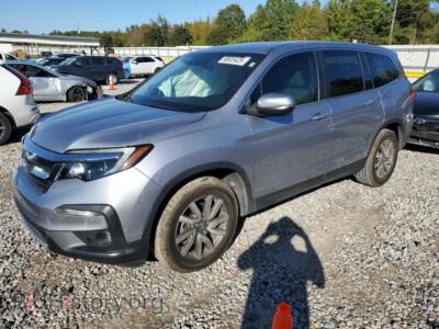 2019 Honda PILOT EXL, серебристый — VIN 5FNYF5H50KB035933, Copart