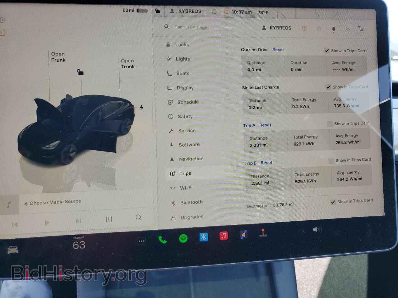 2022 TESLA MODEL 3 - VIN: 5YJ3E1EB4NF266676 - Фото 9
