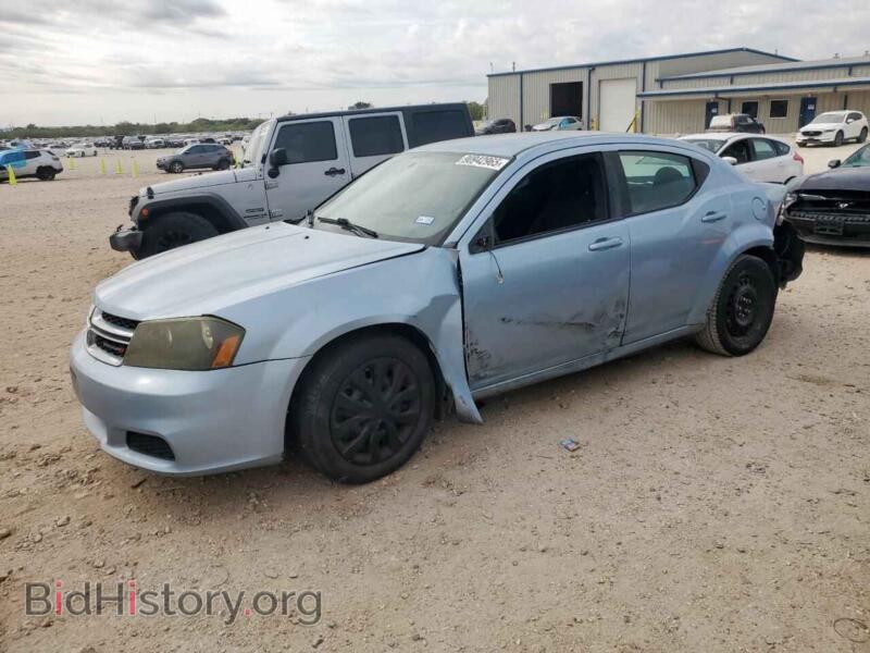 2013 Dodge AVENGER SE (VIN 1C3CDZAB7DN684340) — photo 1 of 12, Copart, damage: side