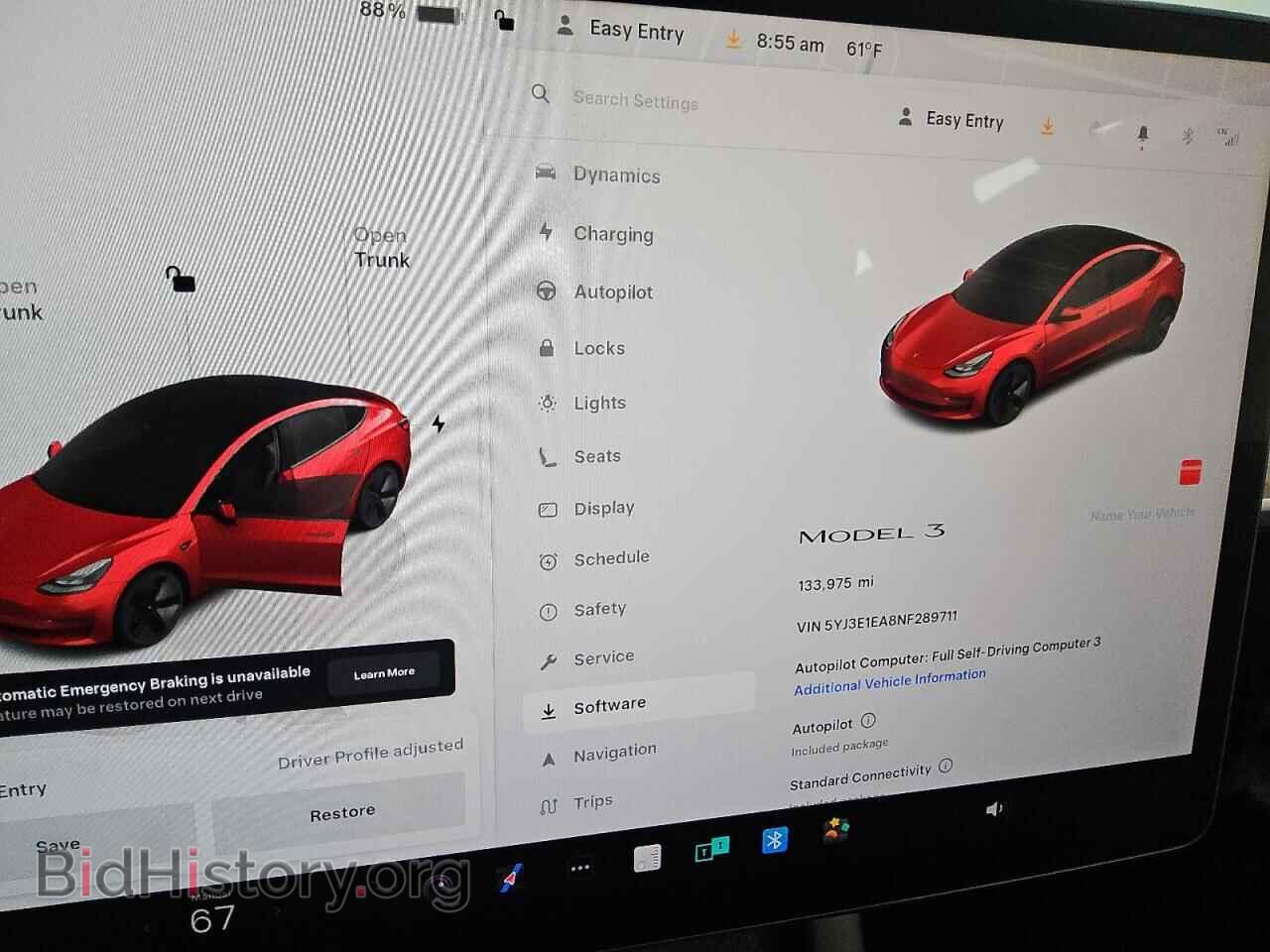 2022 TESLA MODEL 3 - VIN: 5YJ3E1EA8NF289711 - Photo 9