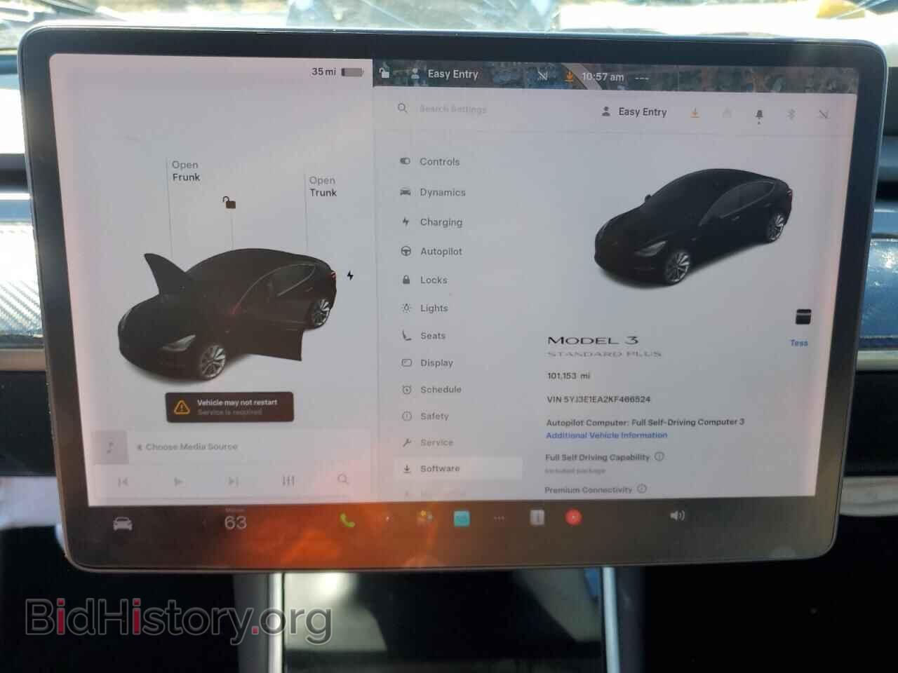 2019 TESLA MODEL 3 - VIN: 5YJ3E1EA2KF466524 - Photo 9
