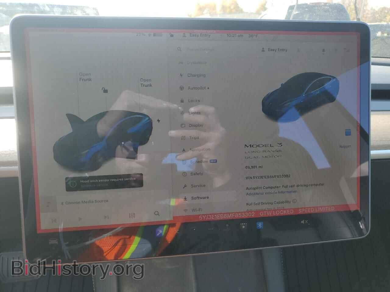 2021 TESLA MODEL 3 - VIN: 5YJ3E1EB8MF853302 - Фото 9