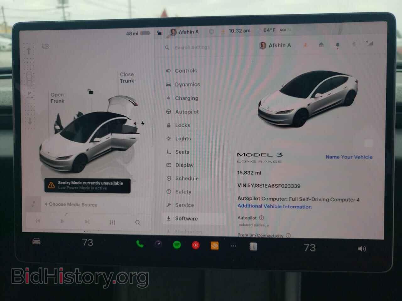 2025 TESLA MODEL 3 - VIN: 5YJ3E1EA6SF023339 - Фото 9