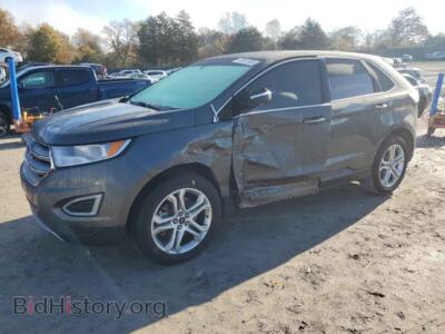 2018 Ford EDGE TITANIUM, серый — VIN 2FMPK3K8XJBB87143, Copart