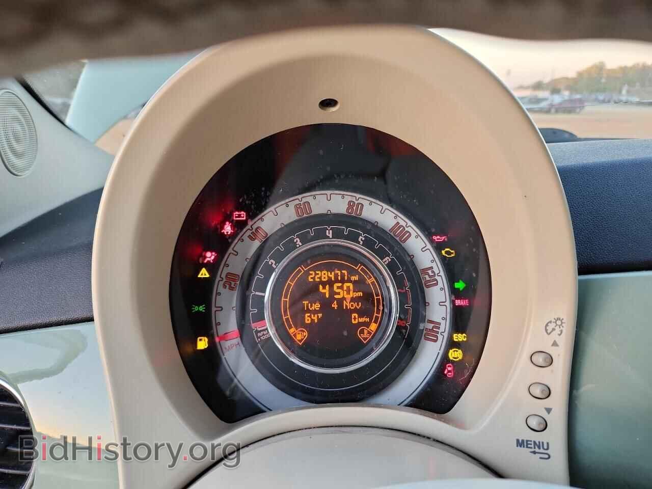 2014 FIAT 500 - VIN: 3C3CFFAR4ET264221 - Фото 9