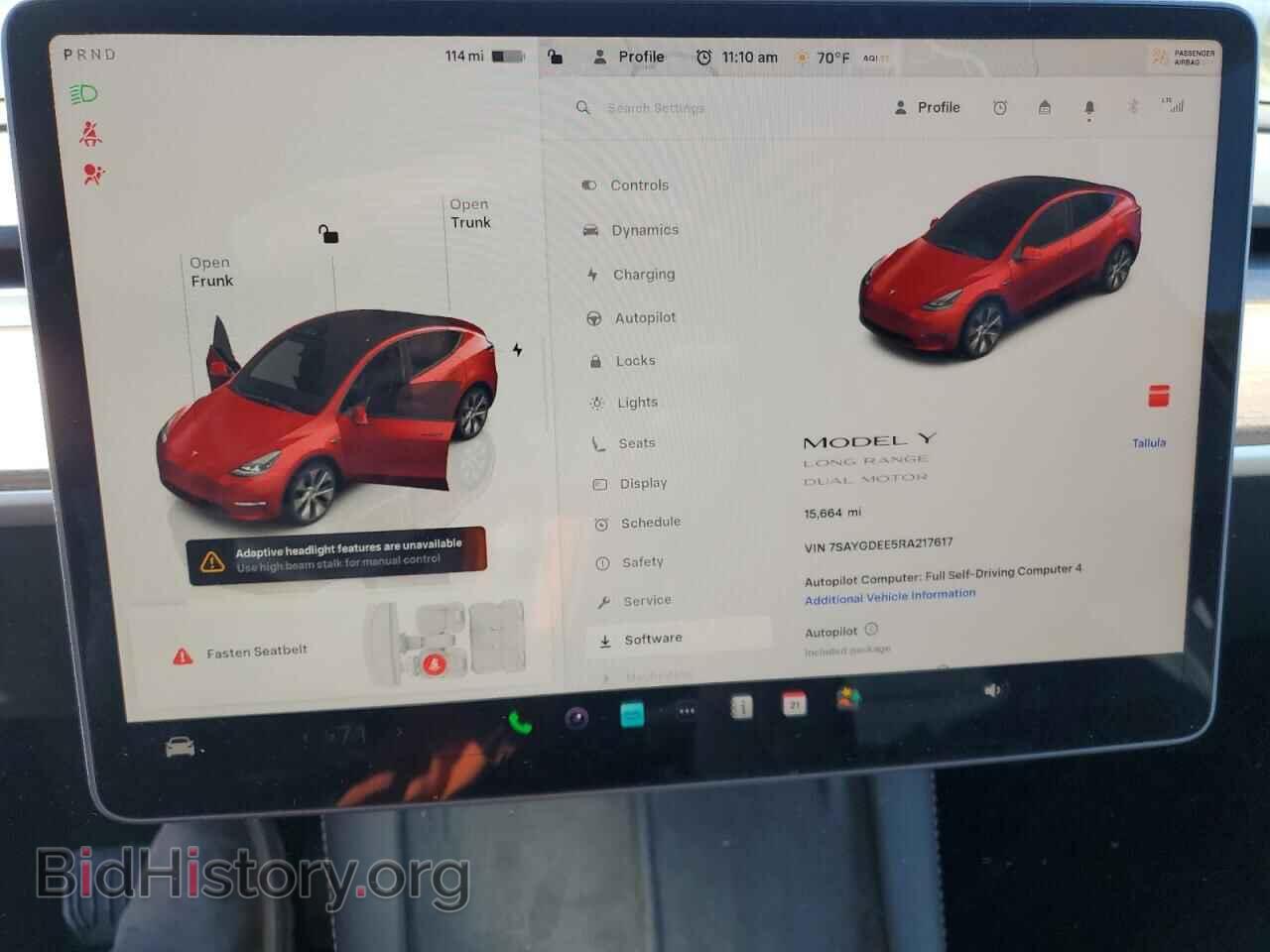 2024 TESLA MODEL Y - VIN: 7SAYGDEE5RA217617 - Фото 9