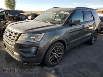 2016 Ford EXPLORER Sport, gray — VIN 1FM5K8GT9GGA12076, Copart