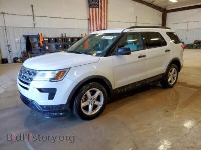 2019 Ford EXPLORER, белый — VIN 1FM5K8B88KGA47302, Copart