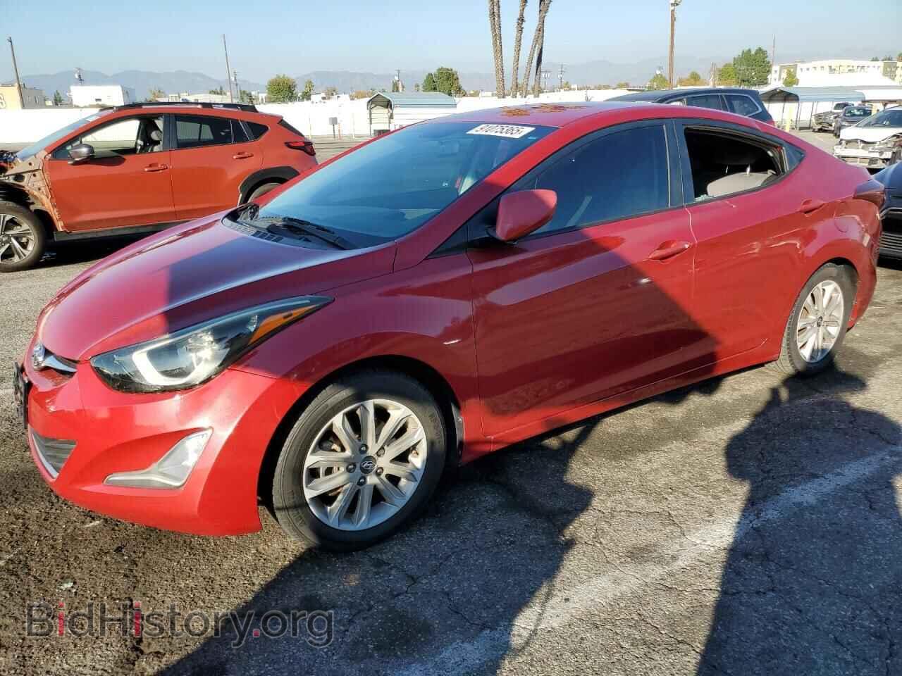 Photo KMHDH4AE6EU167082 - HYUNDAI ELANTRA 2014