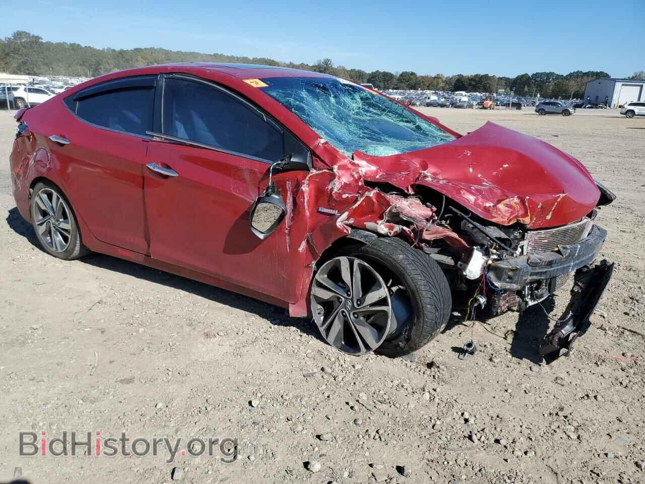 2014 HYUNDAI ELANTRA - VIN: KMHDH4AE0EU034124 - Фото 4