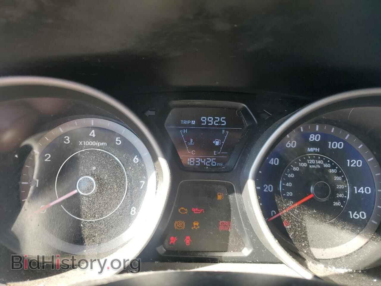2014 HYUNDAI ELANTRA - VIN: KMHDH4AE0EU034124 - Фото 9