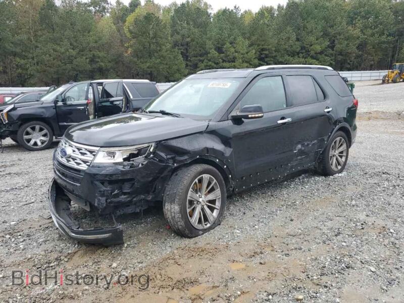 2018 Ford EXPLORER Limited (VIN 1FM5K7F85JGB10679) — photo 1 of 14, Copart, damage: front end