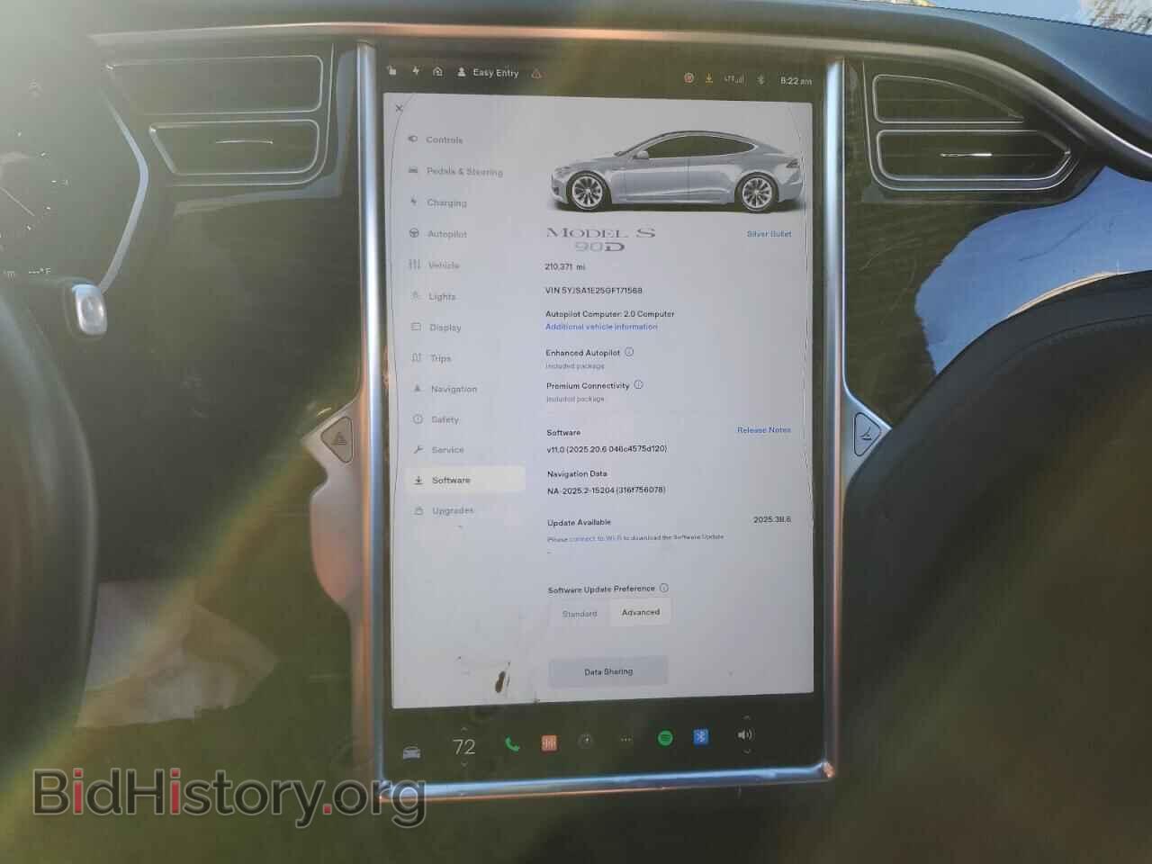 2016 TESLA MODEL S - VIN: 5YJSA1E25GF171568 - Photo 9
