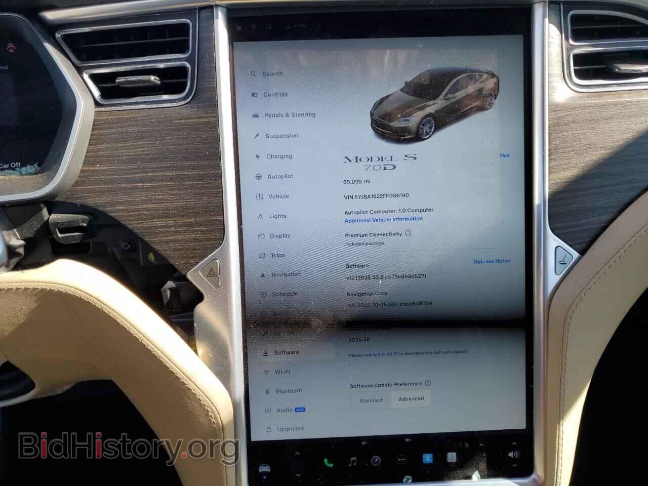 2015 TESLA MODEL S - VIN: 5YJSA1S22FF086190 - Фото 9