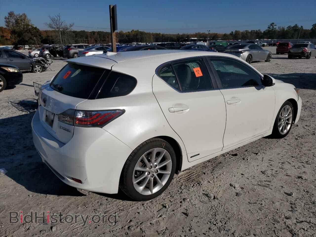 2012 LEXUS CT 200 - VIN: JTHKD5BH0C2114441 - Фото 3