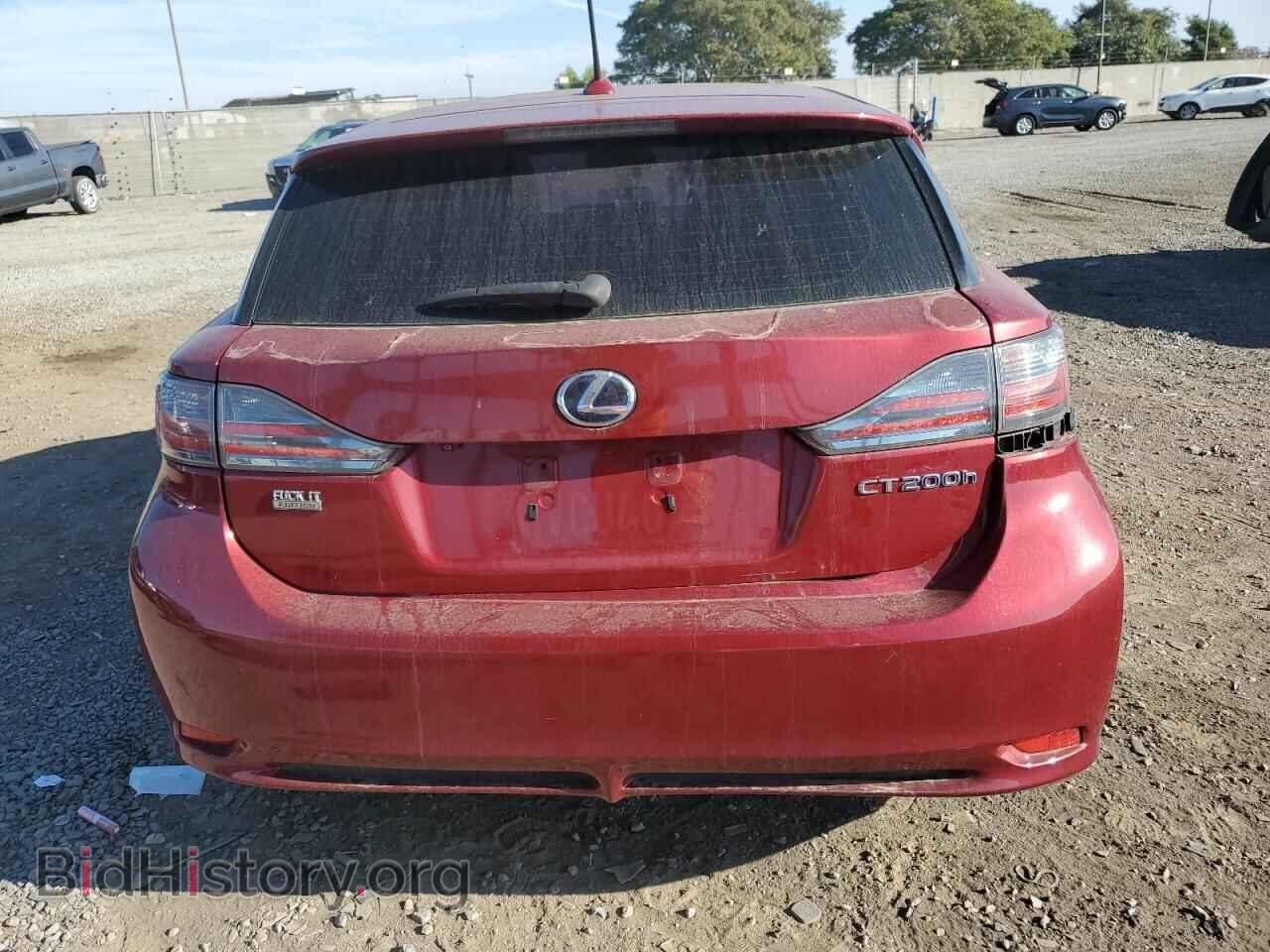 2012 LEXUS CT 200 - VIN: JTHKD5BH0C2057500 - Фото 6