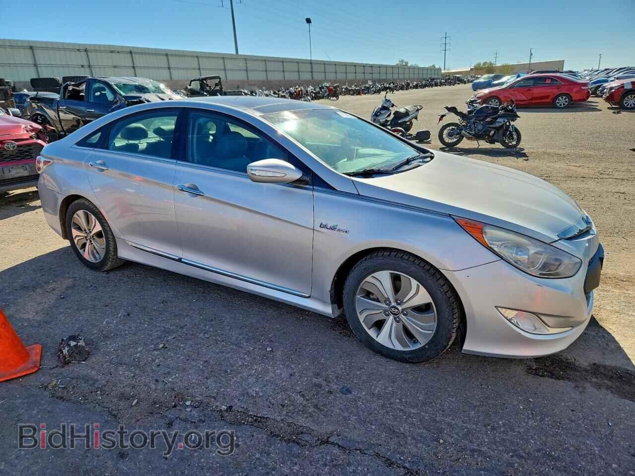 2014 HYUNDAI SONATA - VIN: KMHEC4A42EA106727 - Фото 4