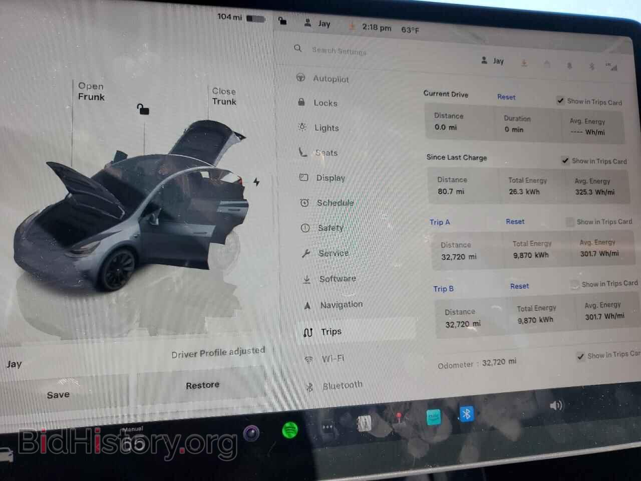 2022 TESLA MODEL Y - VIN: 7SAYGAEE0NF508585 - Фото 9