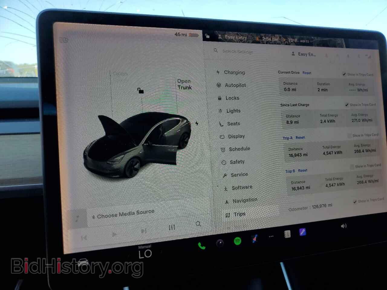 2019 TESLA MODEL 3 - VIN: 5YJ3E1EB8KF361415 - Фото 9