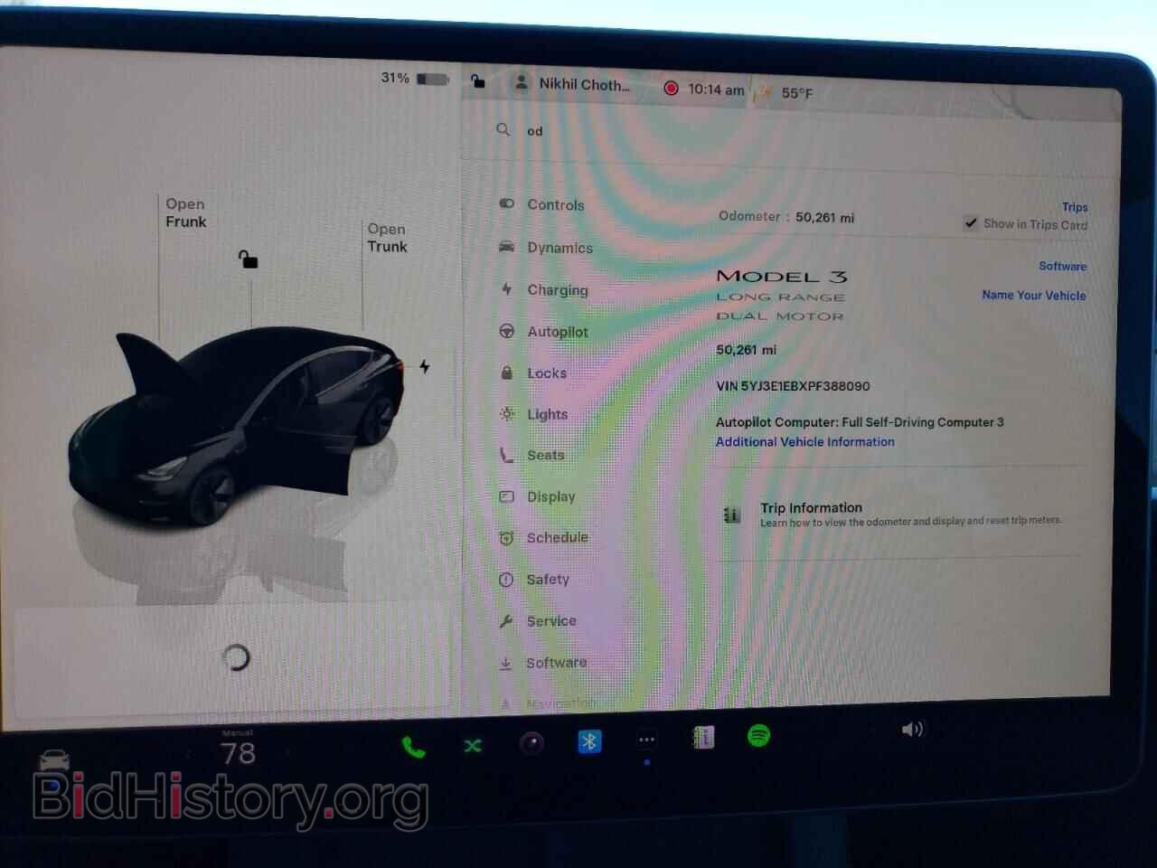 2023 TESLA MODEL 3 - VIN: 5YJ3E1EBXPF388090 - Photo 9