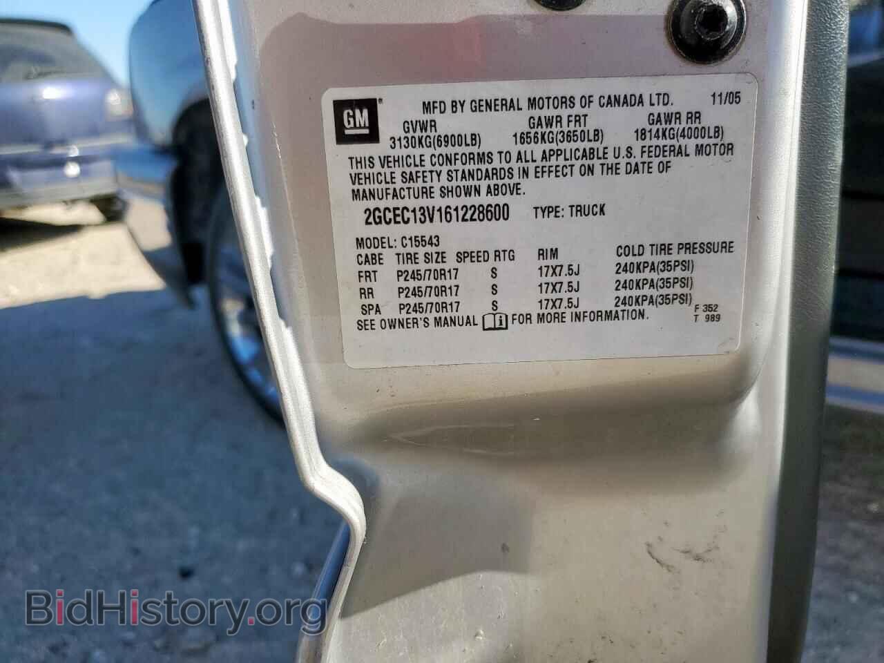 2006 CHEVROLET ALL Models - VIN: 2GCEC13V161228600 - Фото 13