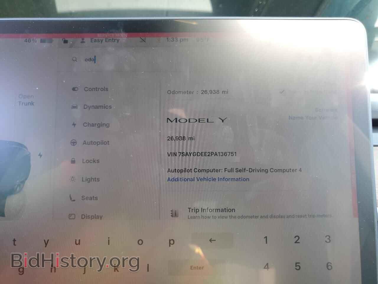 2023 TESLA MODEL Y - VIN: 7SAYGDEE2PA136751 - Фото 9