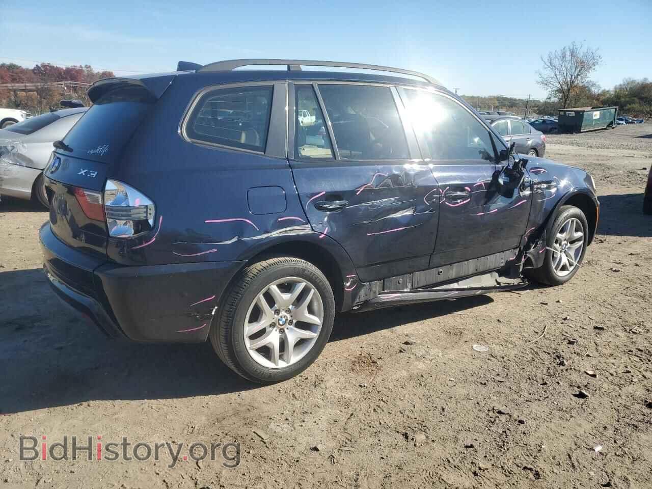 2008 BMW X3 - VIN: WBXPC93408WJ02449 - Фото 3