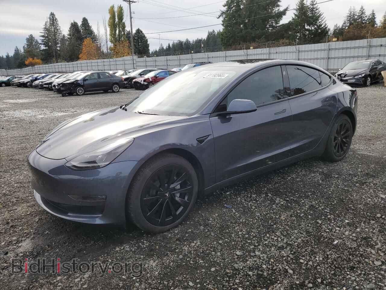 Photo 5YJ3E1EB5MF936671 - TESLA MODEL 3 2021