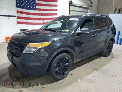 2014 Ford EXPLORER XLT, black — VIN 1FM5K8D81EGB82008, Copart